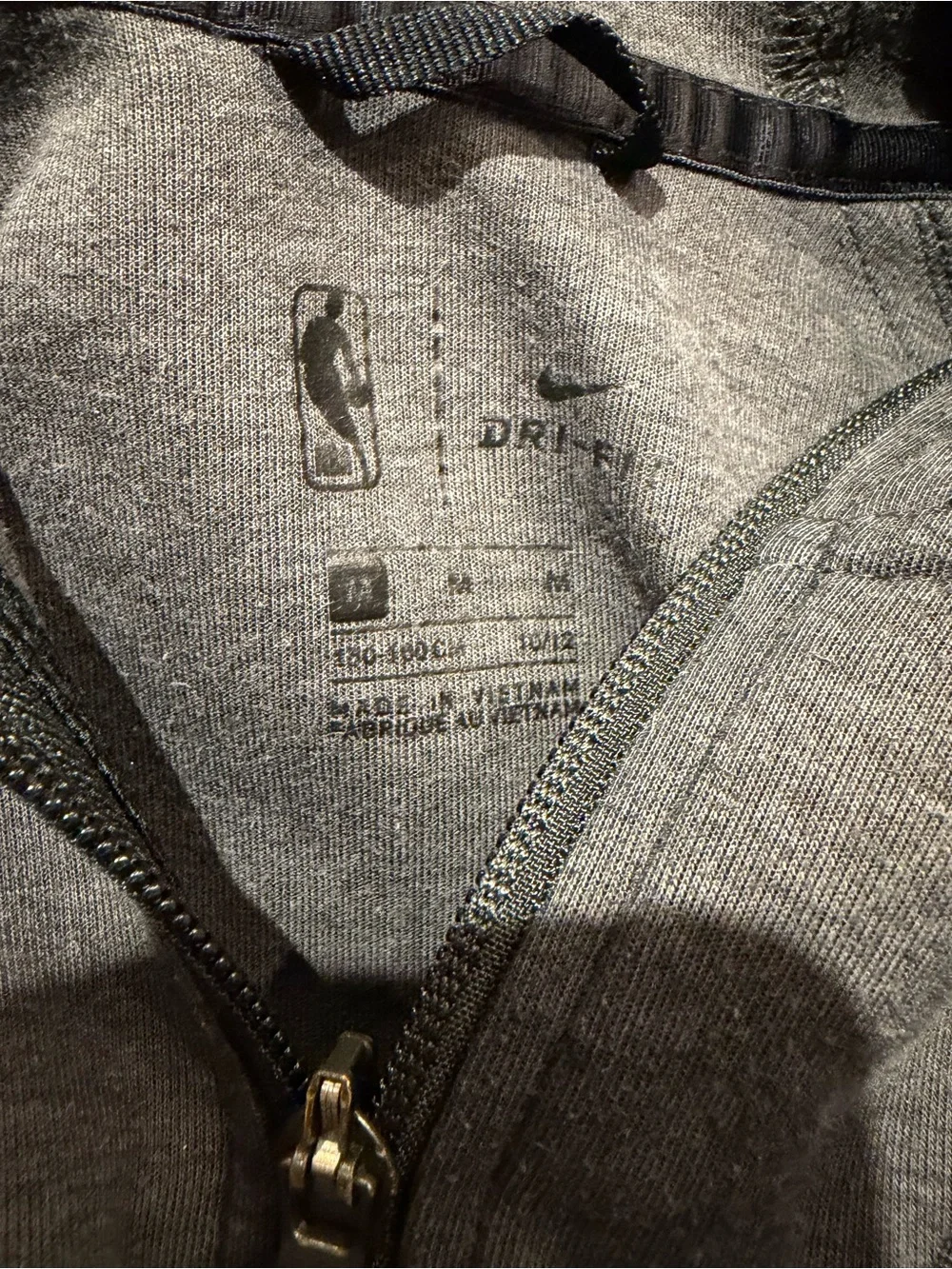 NY Knicks Nike NBA Kids Charcoal Gray Full-Zip Hoodie